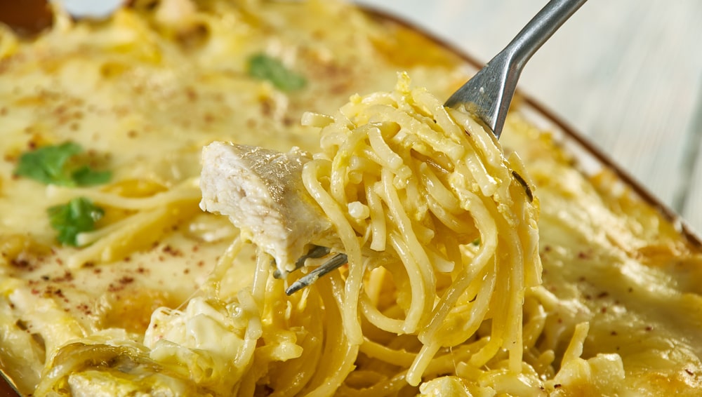 cheesy chicken spaghetti