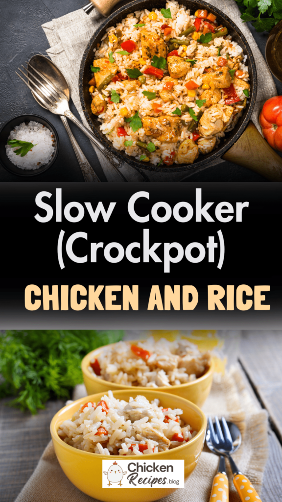 slow cooker chicken and rice