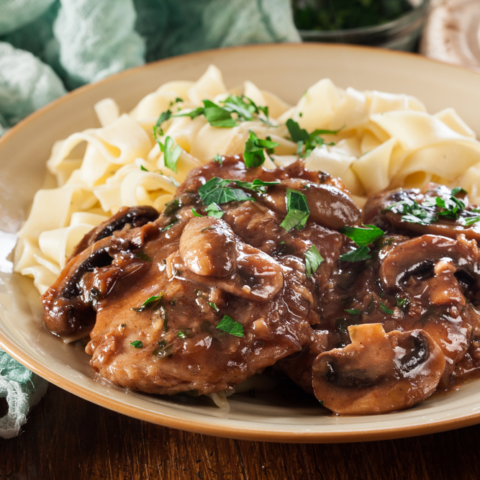 Crock Pot Chicken Marsala