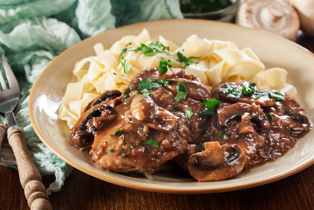 Crock Pot Chicken Marsala