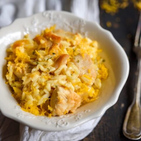 Crockpot Cheesy Chicken and Rice