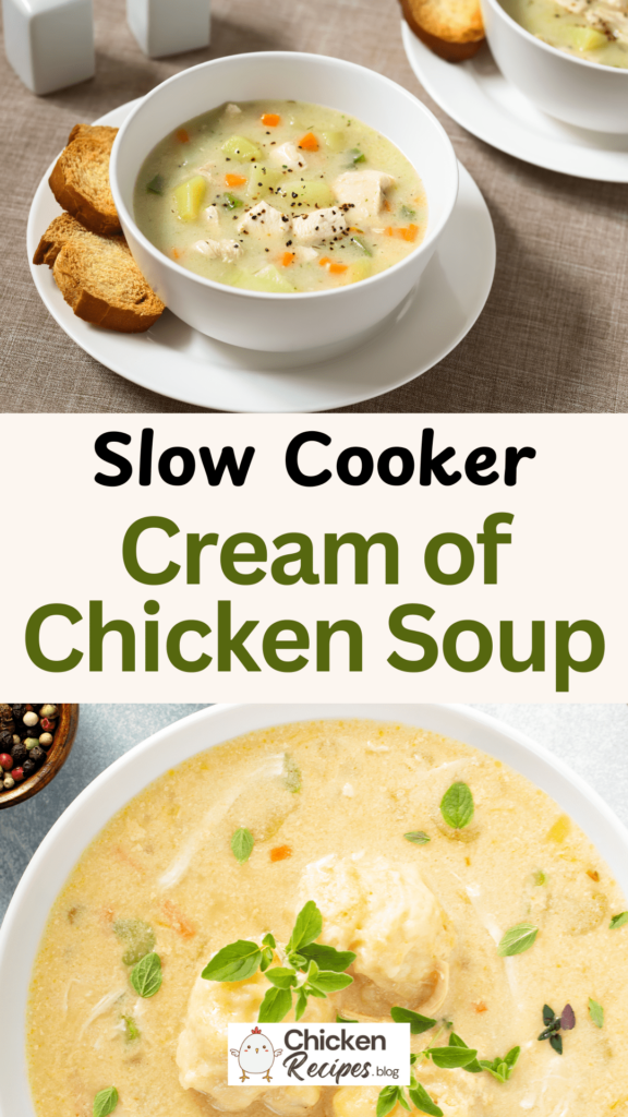 Crockpot Slow Cooker Cream of Chicken Soup