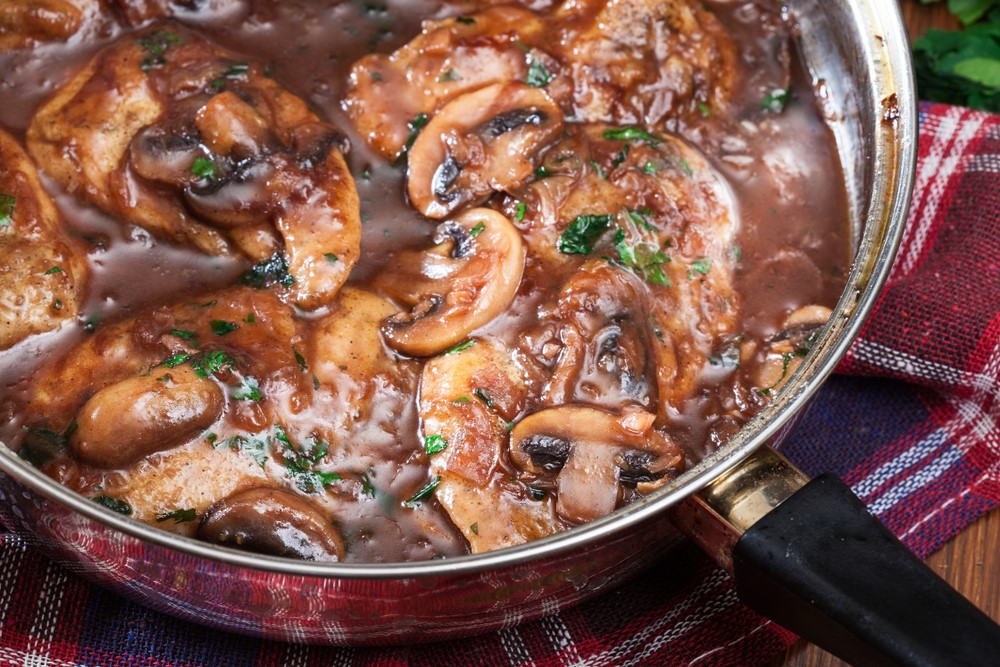 Easy Crock Pot Chicken Marsala