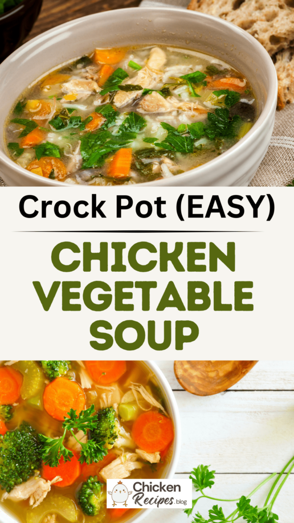 Easy Crock Pot Chicken Vegetable Soup