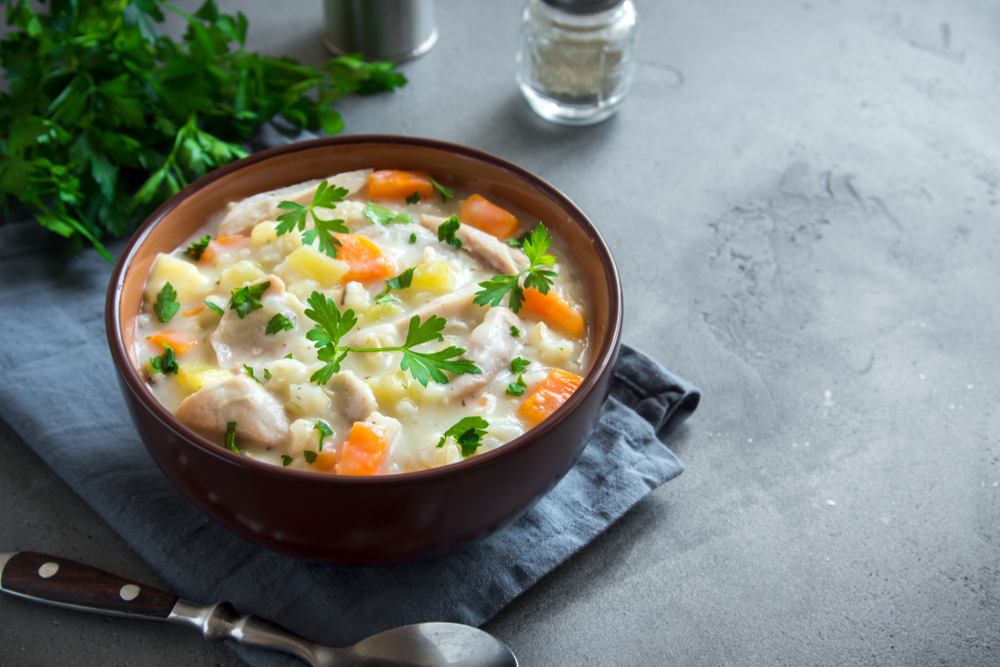 Easy Crock Pot Chicken Vegetable Soup