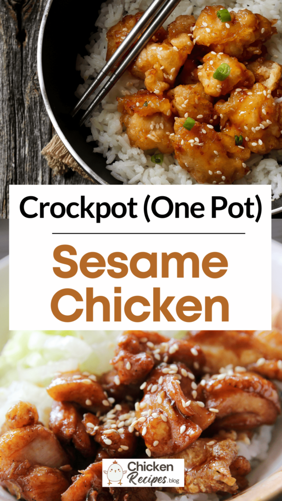 Easy Crockpot Sesame Chicken