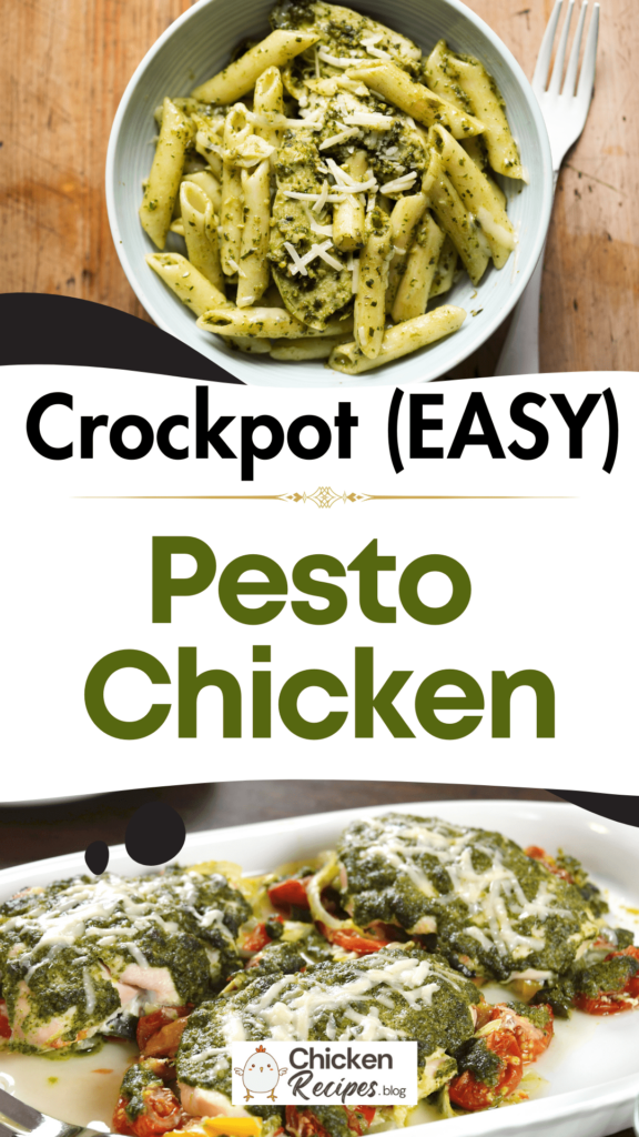 Easy Slow Cooker Pesto Chicken