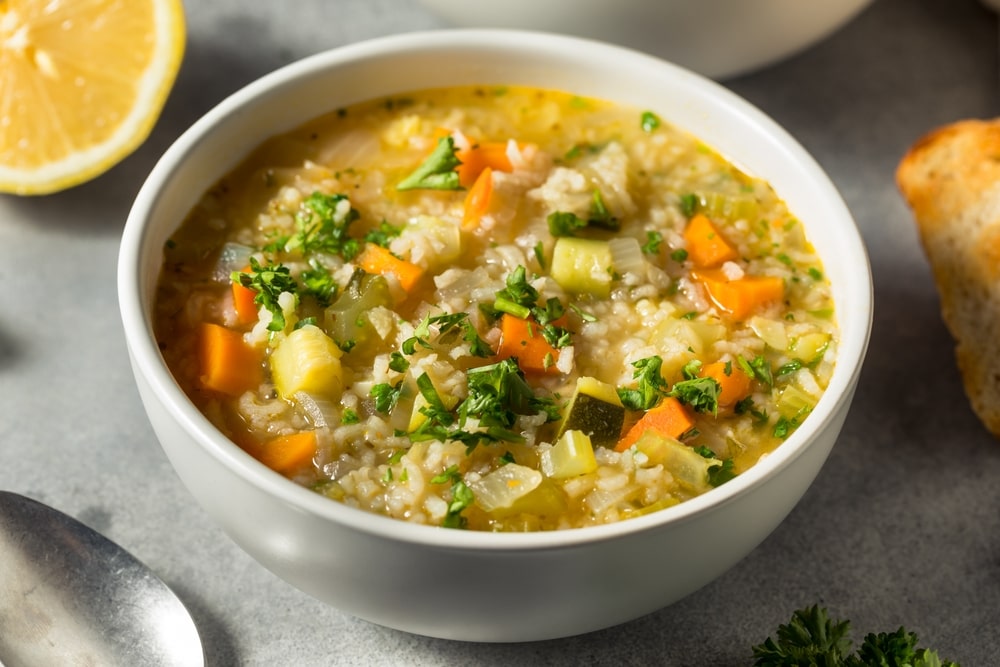 Easy crockpot chicken and rice soup