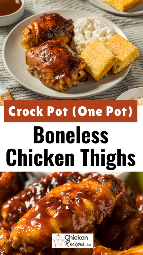 Slow Cooker Boneless Chicken Thighs