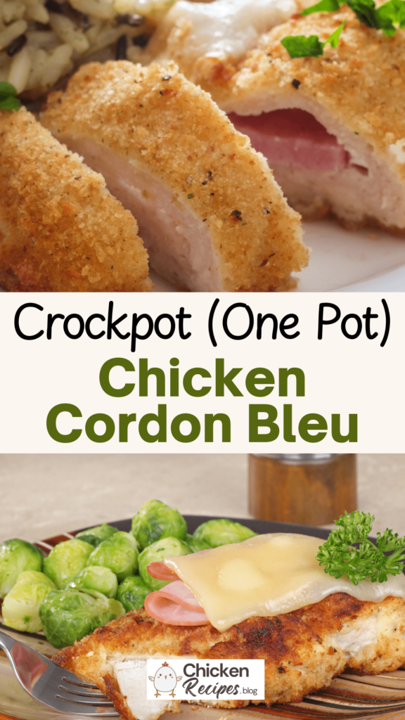 Slow Cooker Chicken Cordon Bleu