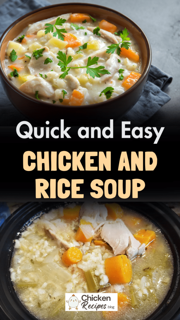 Easy Chicken and Rice Soup