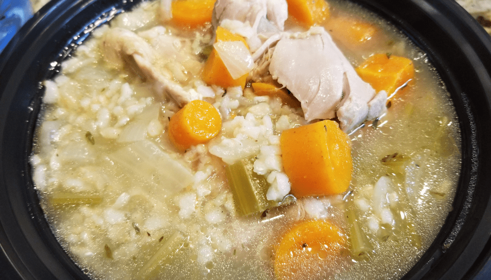 Homemade Chicken and Rice Soup