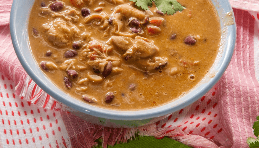 Crockpot Chicken Enchilada Soup