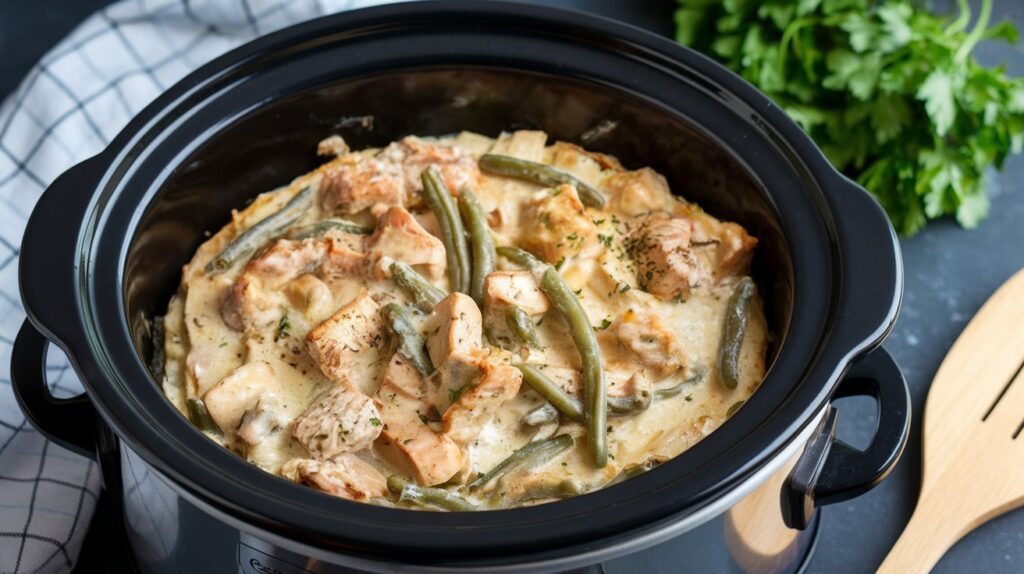 Crockpot Stuffing Chicken