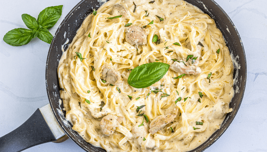 Easy Chicken Fettuccine Alfredo