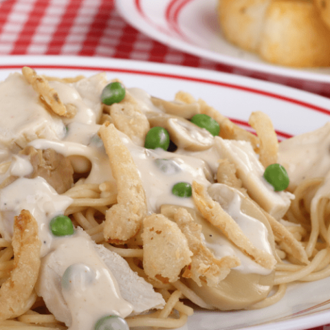 Easy Crock Pot Chicken Tetrazzini