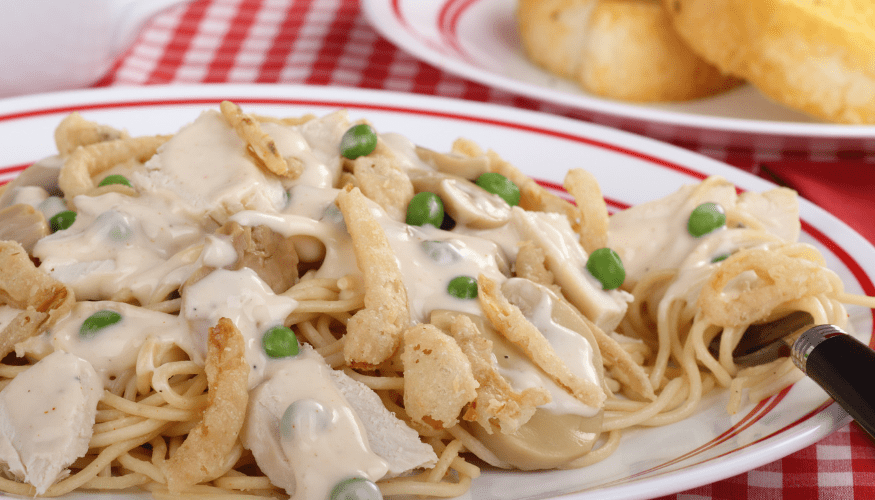 Easy Crock Pot Chicken Tetrazzini