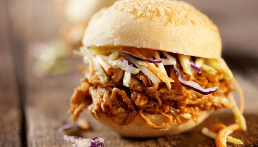 Easy Crockpot Buffalo Chicken Sliders