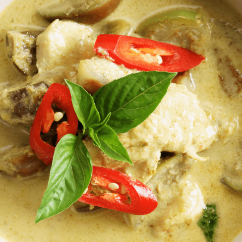 Easy Crockpot Coconut Curry Chicken