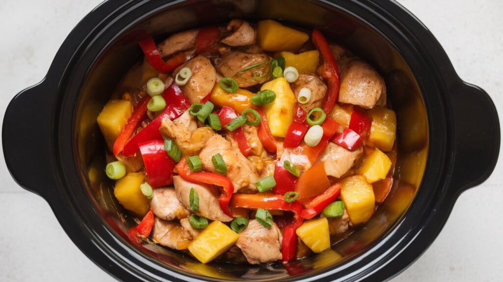 Easy Crockpot Pineapple Chicken