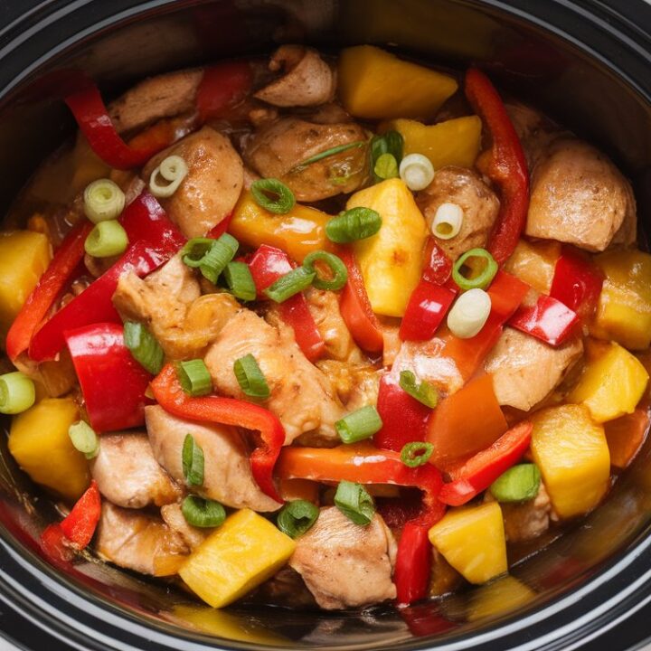 Easy Crockpot Pineapple Chicken