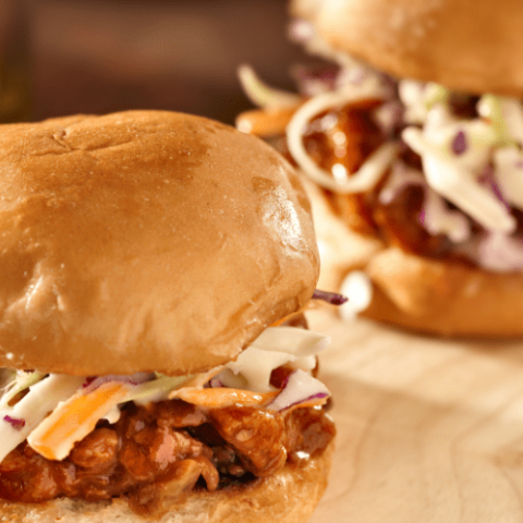 Slow Cooker Buffalo Chicken Sliders