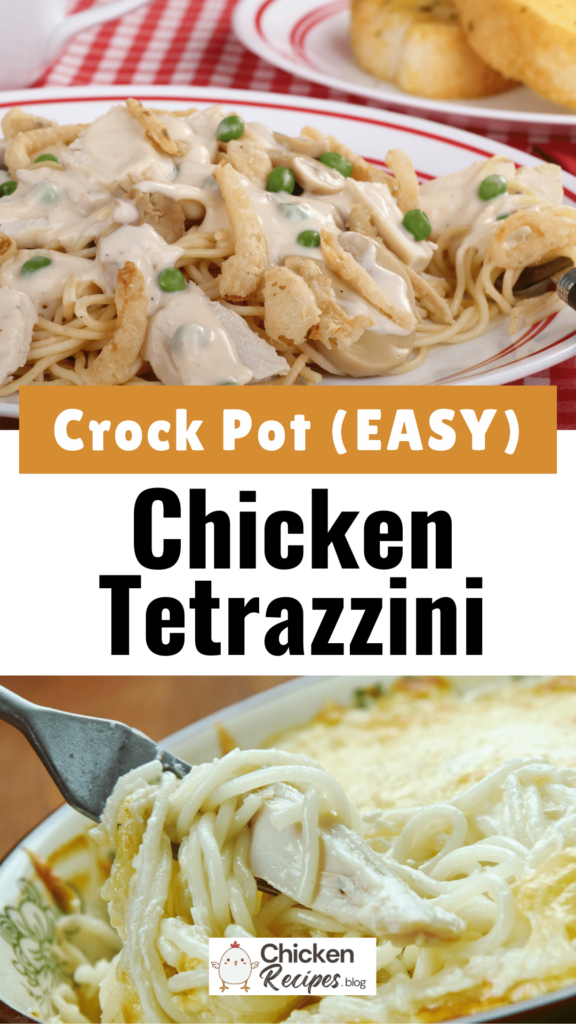 Slow Cooker Chicken Tetrazzini