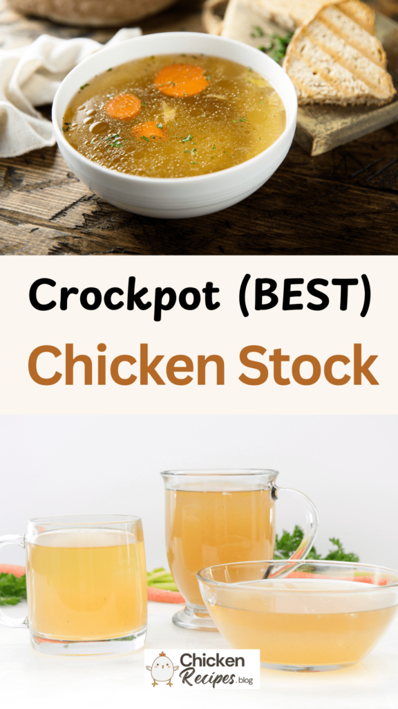 Slow Cooker Crockpot Chicken Stock