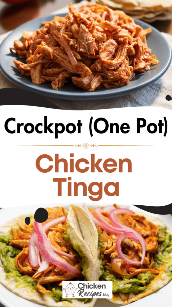 Slow Cooker Crockpot Chicken Tinga