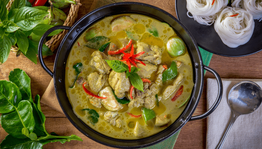 Slow Cooker Crockpot Coconut Curry Chicken