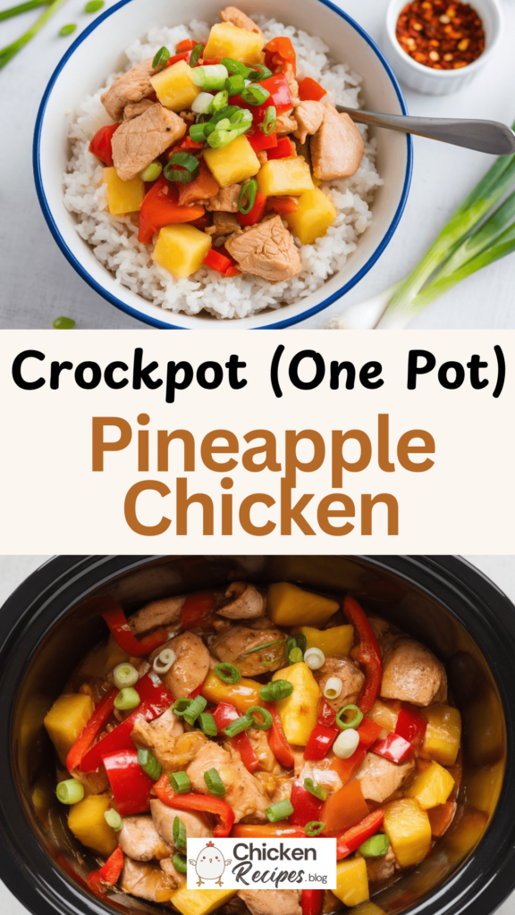 Slow Cooker Crockpot Pineapple Chicken