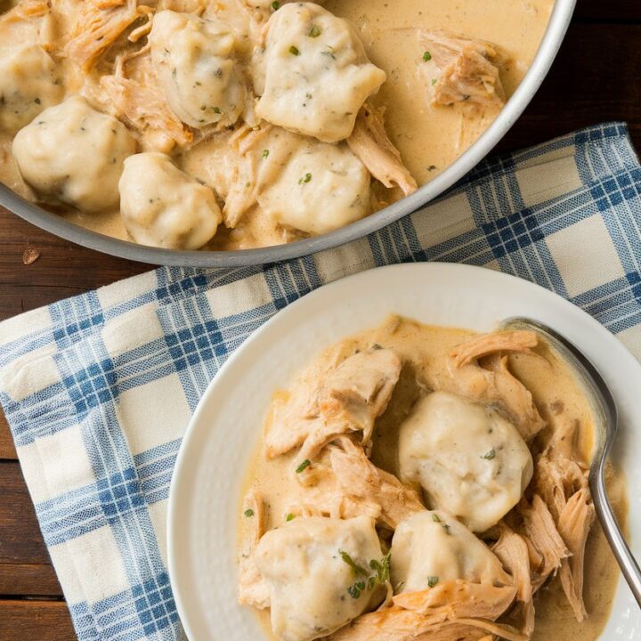 Chicken And Dumplings With Biscuits