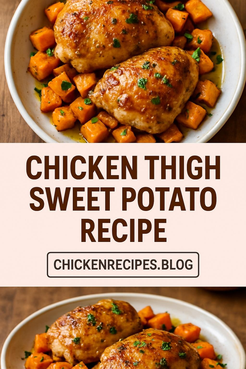 chicken thigh sweet potato recipe
