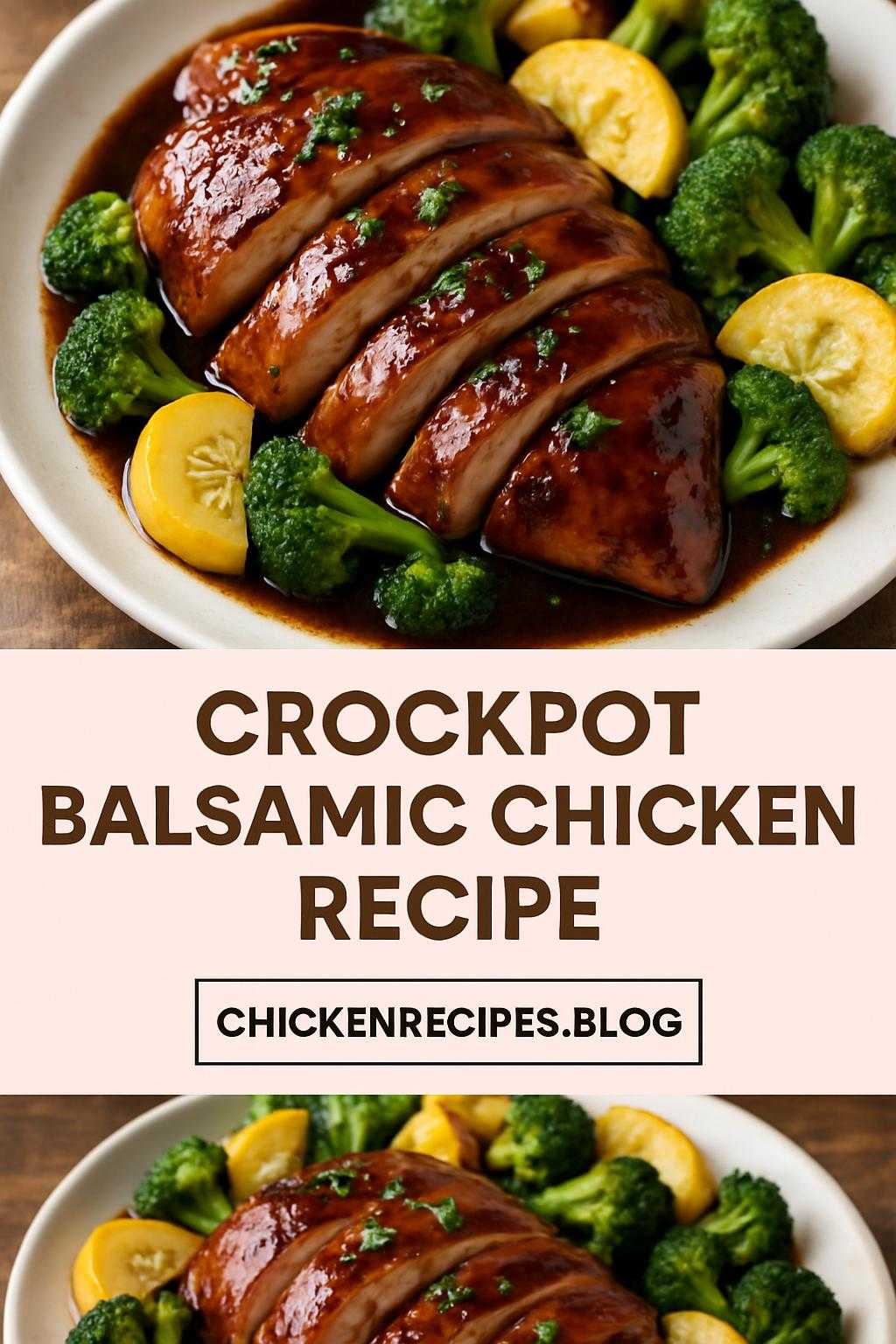 crockpot balsamic chicken recipe
