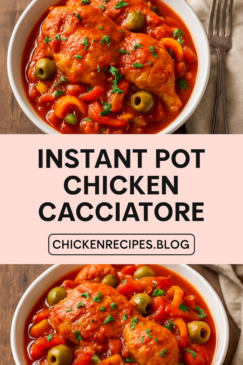 instant pot chicken cacciatore