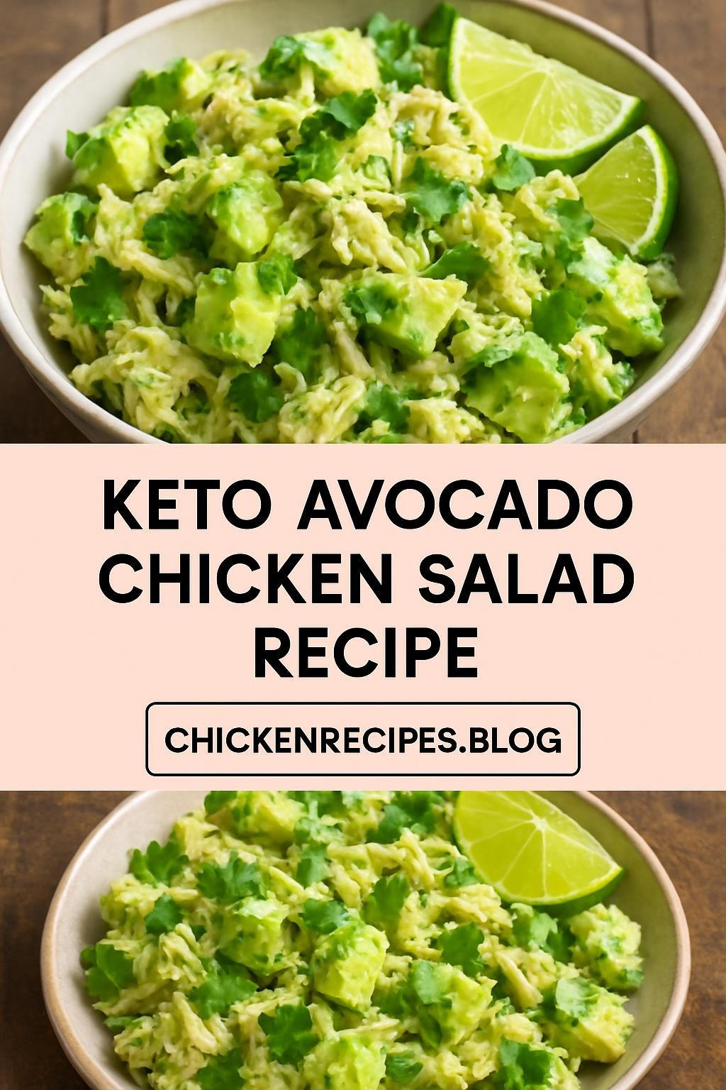 keto avocado chicken salad recipe