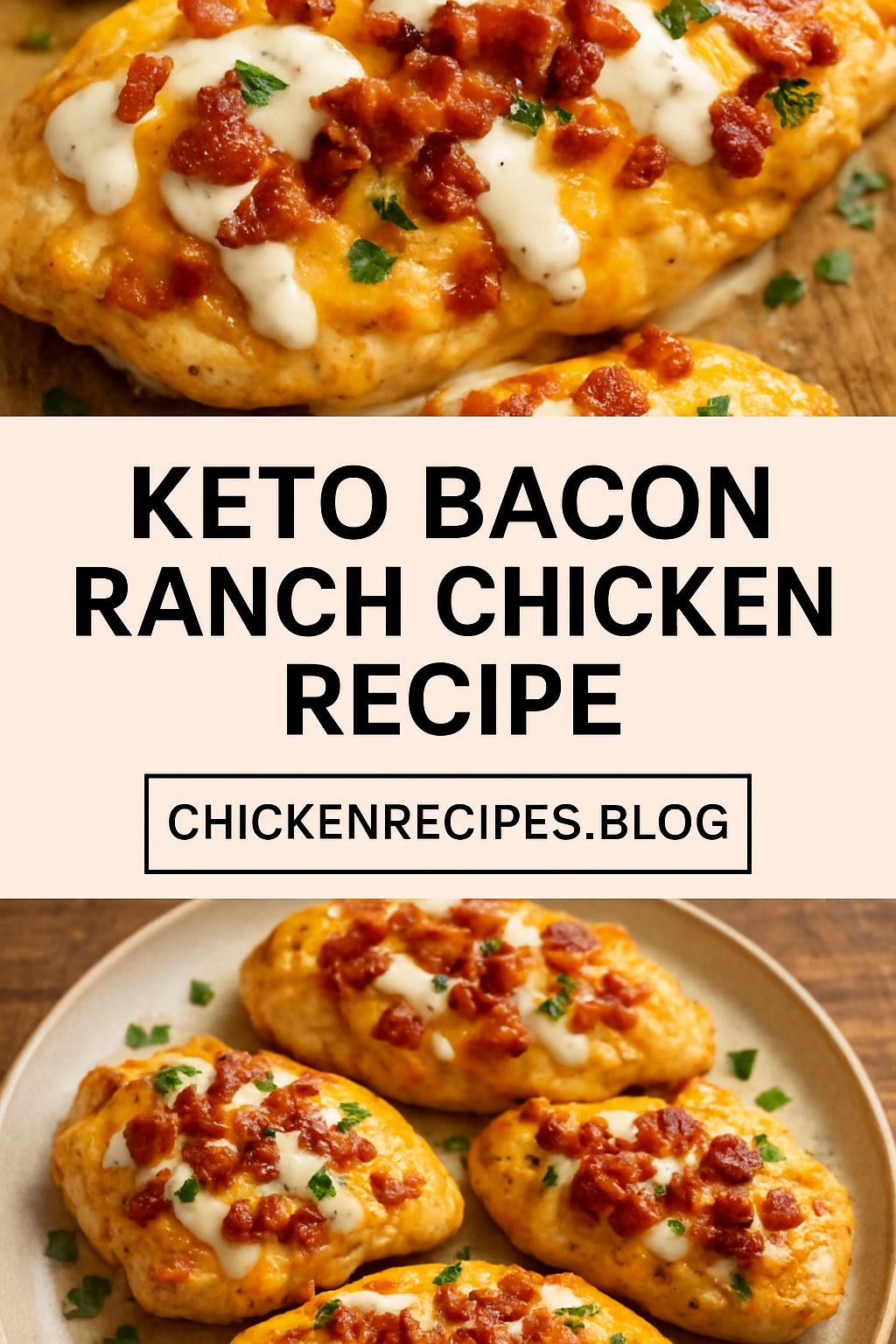 keto bacon ranch chicken recipe