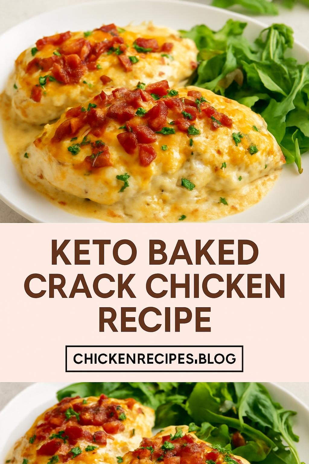 keto baked crack chicken recipe