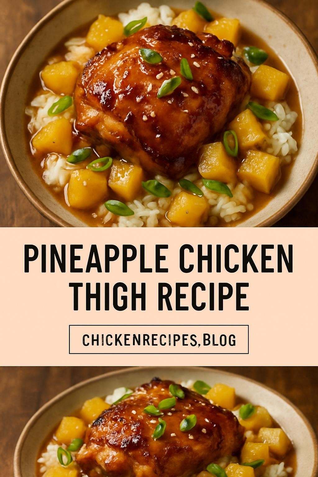 pineapple chicken thigh recipe