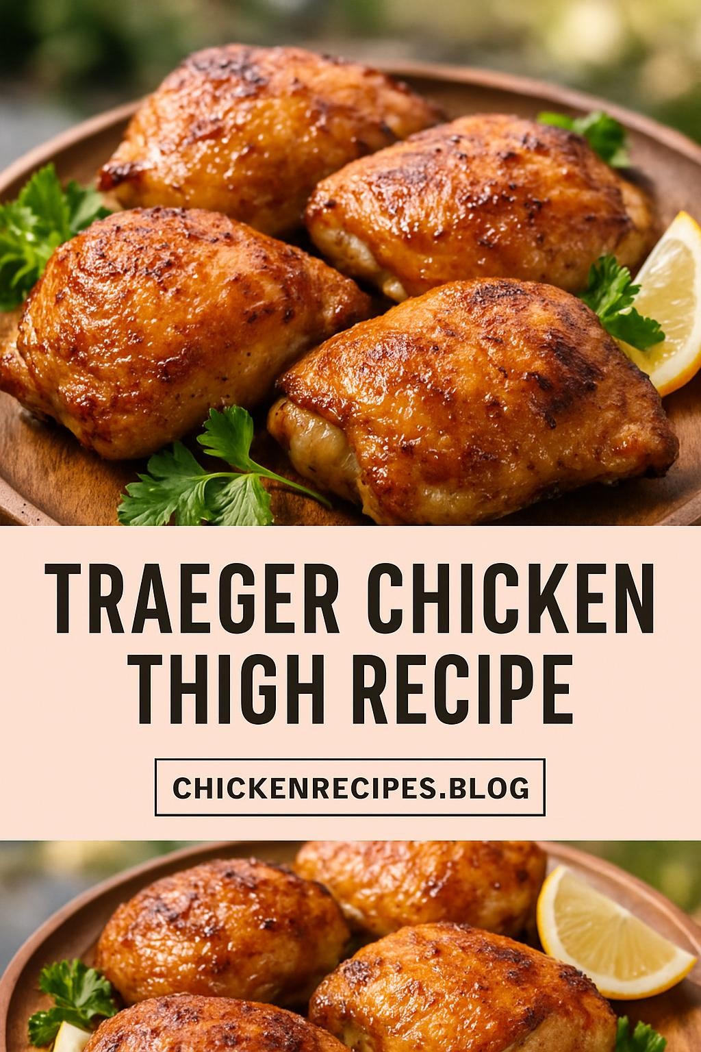 traeger chicken thigh recipe