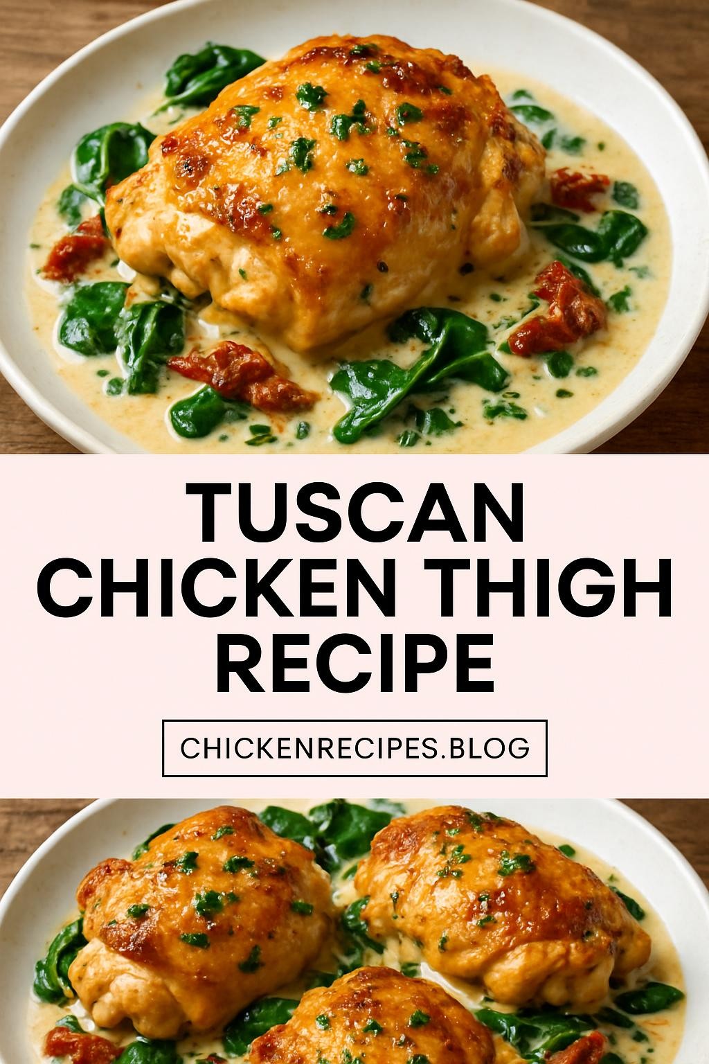 tuscan chicken thigh recipe