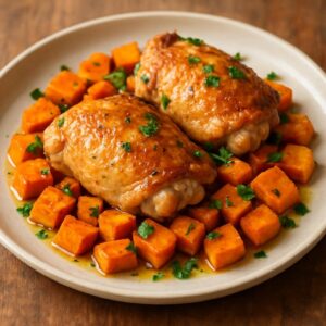 Chicken Thigh Sweet Potato