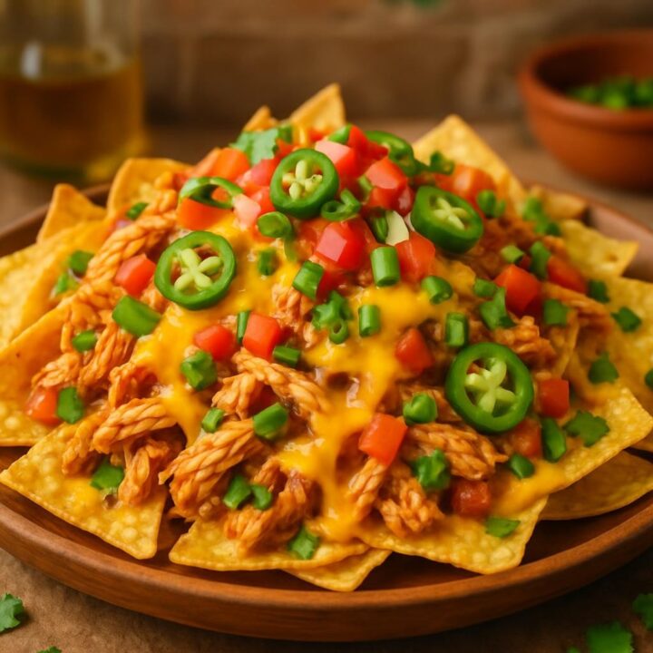 Crockpot Chicken Nachos
