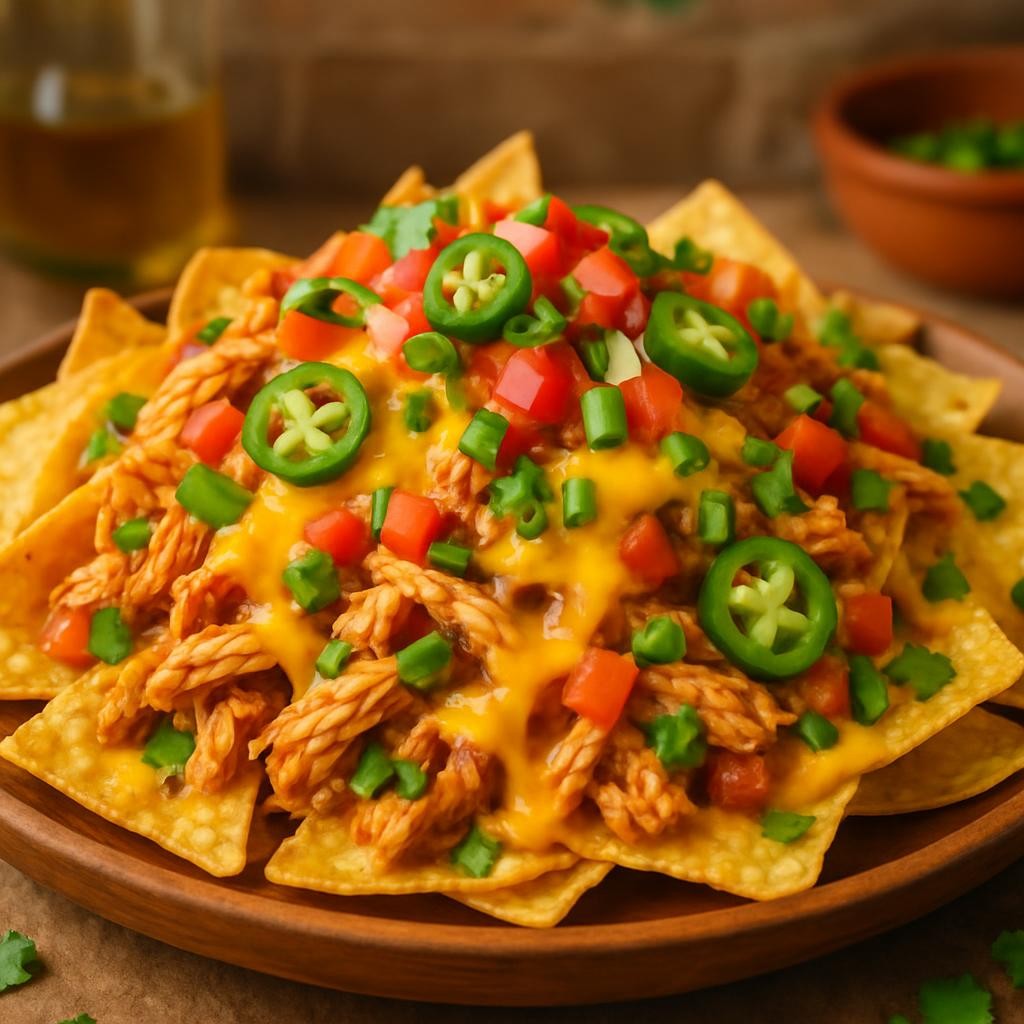 crockpot chicken nachos recipe