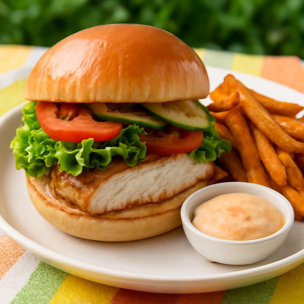 air fryer chicken sandwich