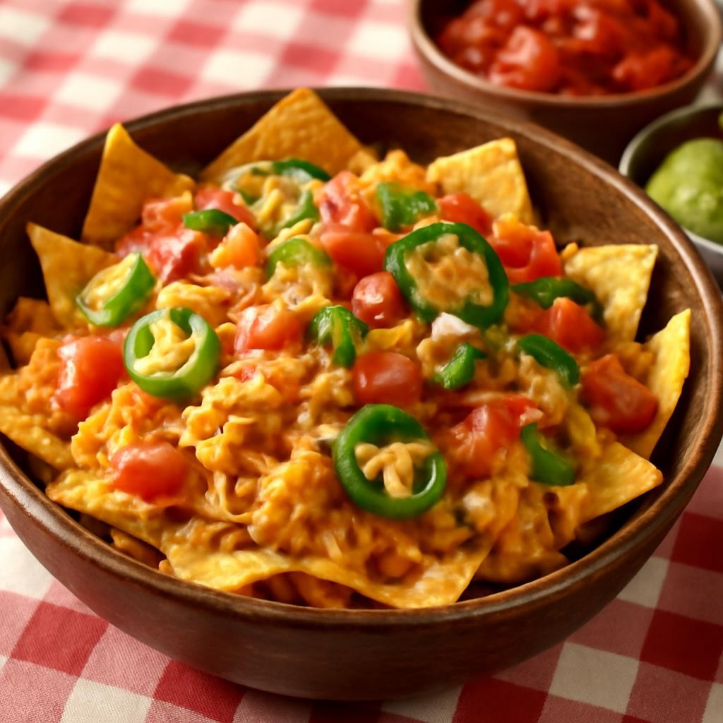 crockpot chicken nachos recipe