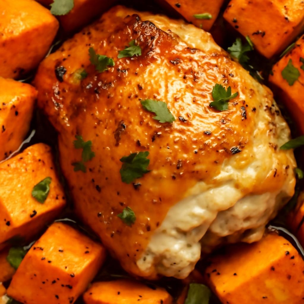 chicken thigh sweet potato recipe