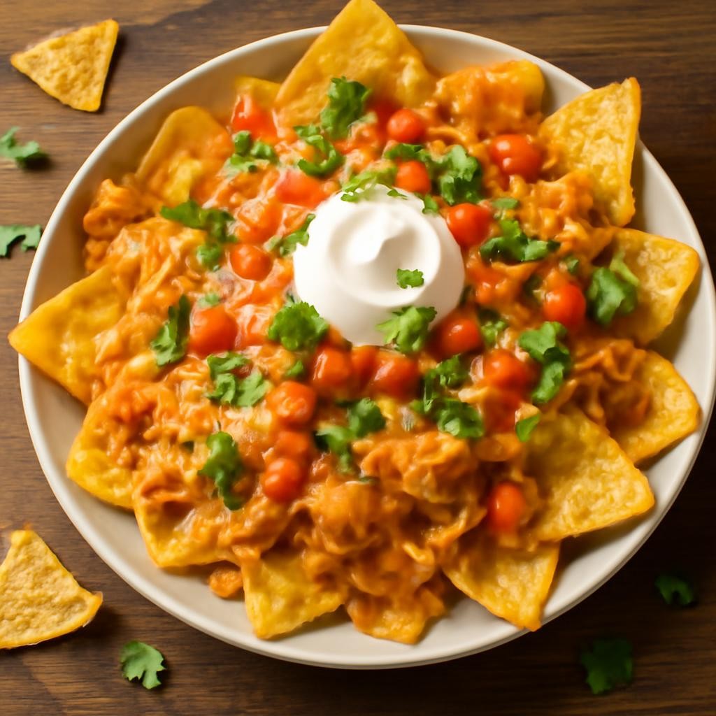 crockpot chicken nachos recipe