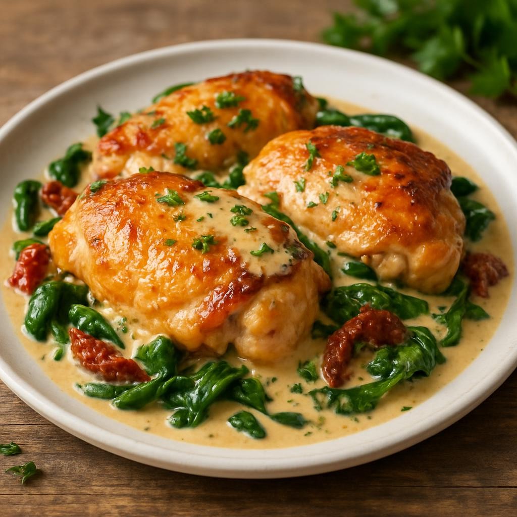 tuscan chicken thigh recipe