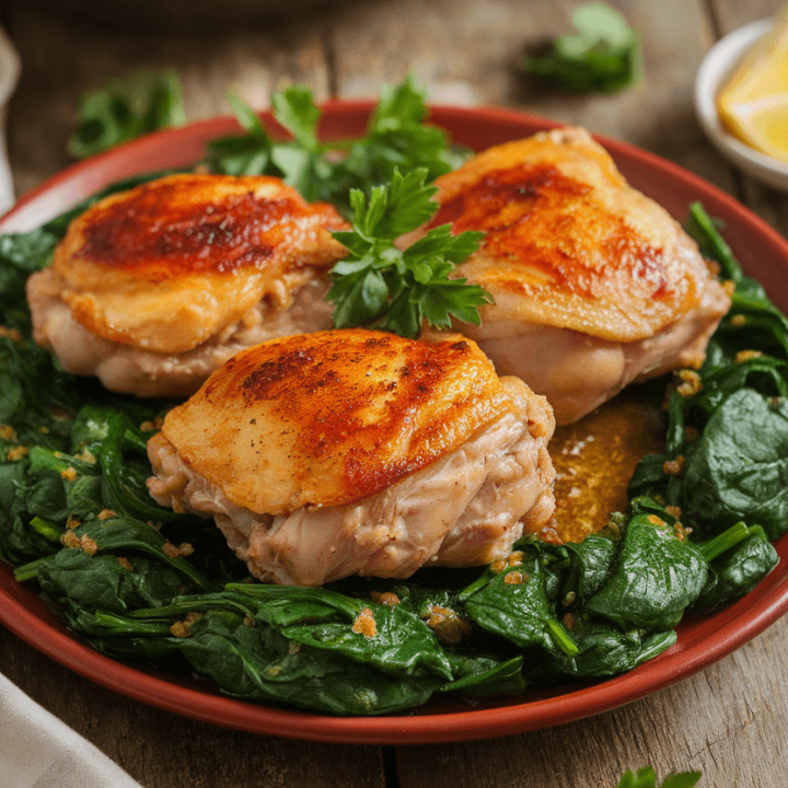 Chicken Thigh Spinach